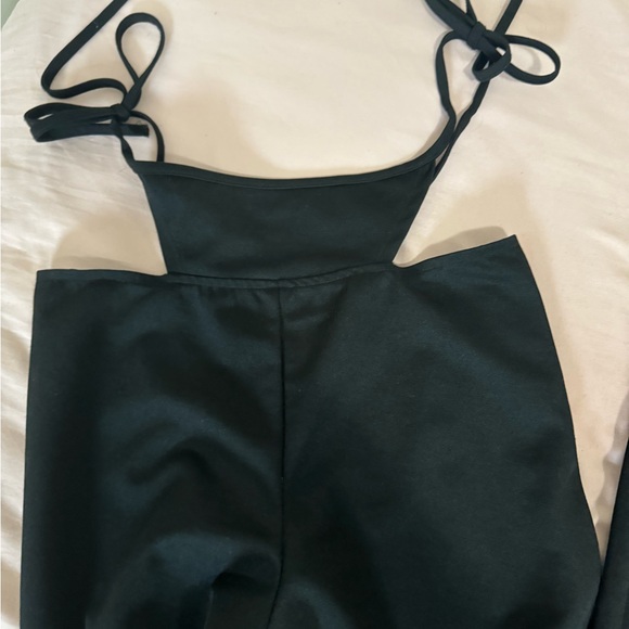 Waist cut out tie pants - Picture 2 of 2